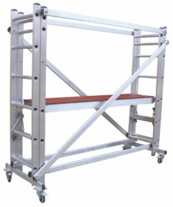 Ladderstage – Mobile Platform Ladder 2 | Warehouse Equipment Suppliers | West Coast Suppliers WCS - Ladderstage – Mobile Platform Ladder