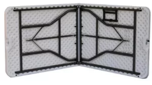 FOL001 Fold in Half Rectangular Plastic Tables 6ft 1800mm 02 | Warehouse Equipment Suppliers | West Coast Suppliers