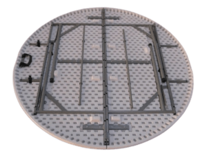 ROU002 Folding In Half Round Table 03 | Warehouse Equipment Suppliers | West Coast Suppliers