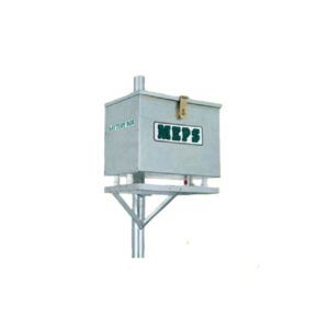 Battery box pole mount