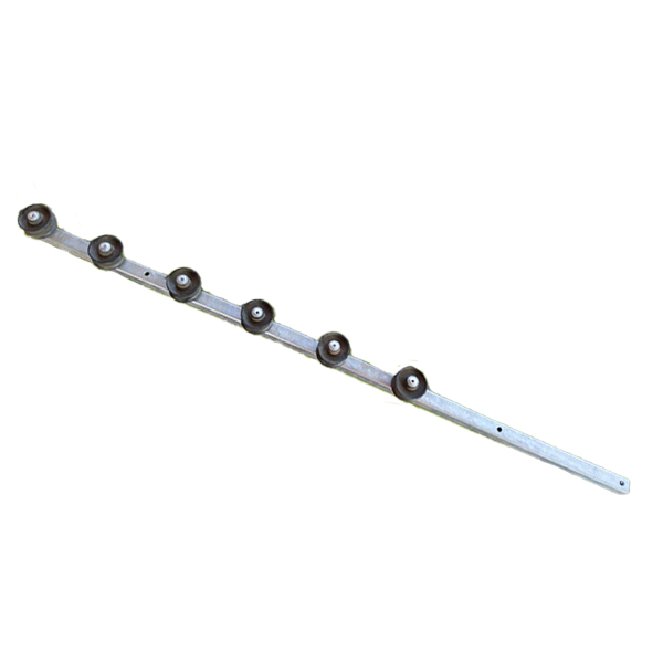 6 Line Flat Bar Bracket Galvanised 1 | Warehouse Equipment Suppliers | West Coast Suppliers 6 Line Flat Bar Bracket Galvanised